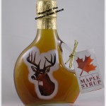 Deer Glass Maple Syrup Bottle